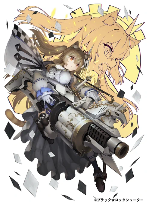 ブラックロックシューター FRAGMENT  ピックアップ兵装製造 『The Honorable White Knight』ニコラ5兵装 [盤面の担い手]担当しました。よろしくお願いします!#ブラックロックシューター #BRSF 