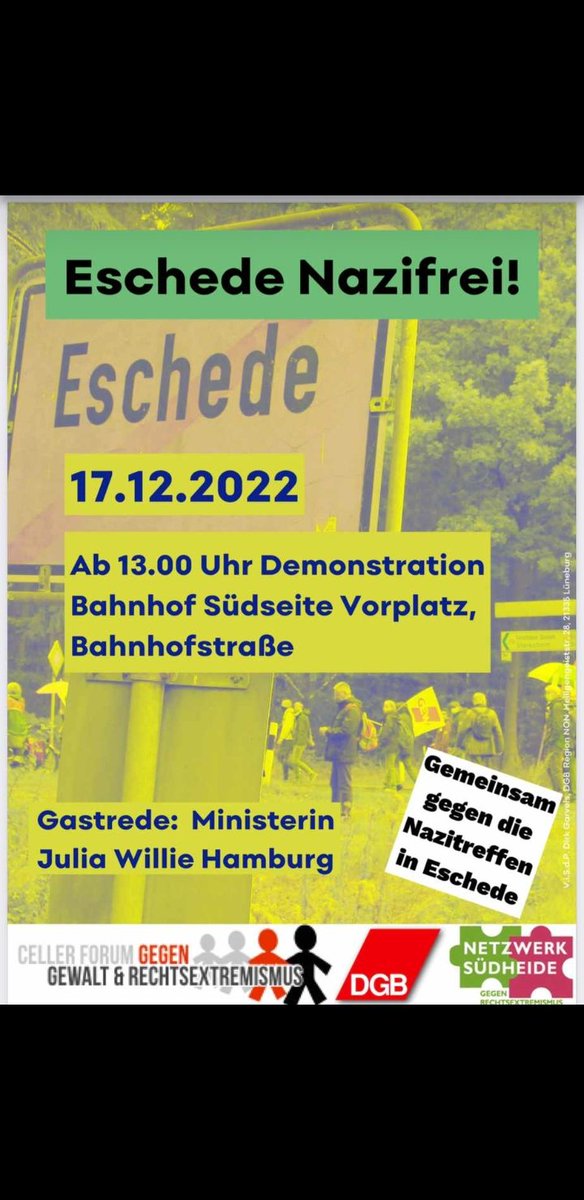 DuffSilvia's tweet photo. Hallo zusammen,es ist wieder soweit,hier Termin für die Demo in Eschede. 🖤❤️ https://t.co/BJH67tCeBU