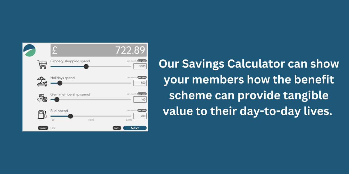 ParliamentHill1's tweet photo. Looking to show your members tangible value? Through our member benefit schemes, we will provide your association with a Savings Calculator to show your members how much they can save in a year. Read our case study to find out more: https://t.co/k6rzAtqUr1 https://t.co/xv58QQ5xAw