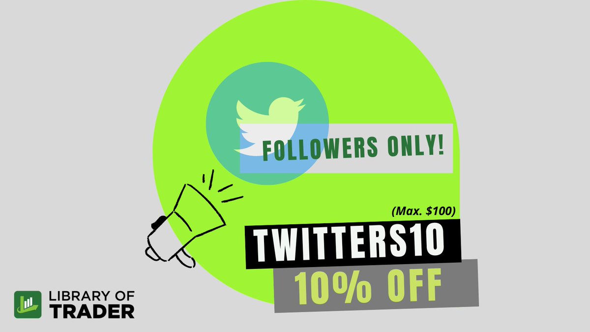 libraryoftrader's tweet photo. Enter the code: 𝐓𝐖𝐈𝐓𝐓𝐄𝐑𝐒𝟏𝟎 to get ADDITIONAL 10% off!
Save more here: https://t.co/k5cyFSVVuN
#libraryoftrader #LOT https://t.co/7Jf93NZ8f5