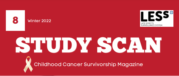 CancerPOINTE's tweet image. Issue 8 of the amazing @LESS_Study STUDY SCAN Childhood Cancer Survivorship Magazine now available from cancerpointe.com/less/ 
@WorldSIOP
@SIOPEurope
@Christian_CCRS