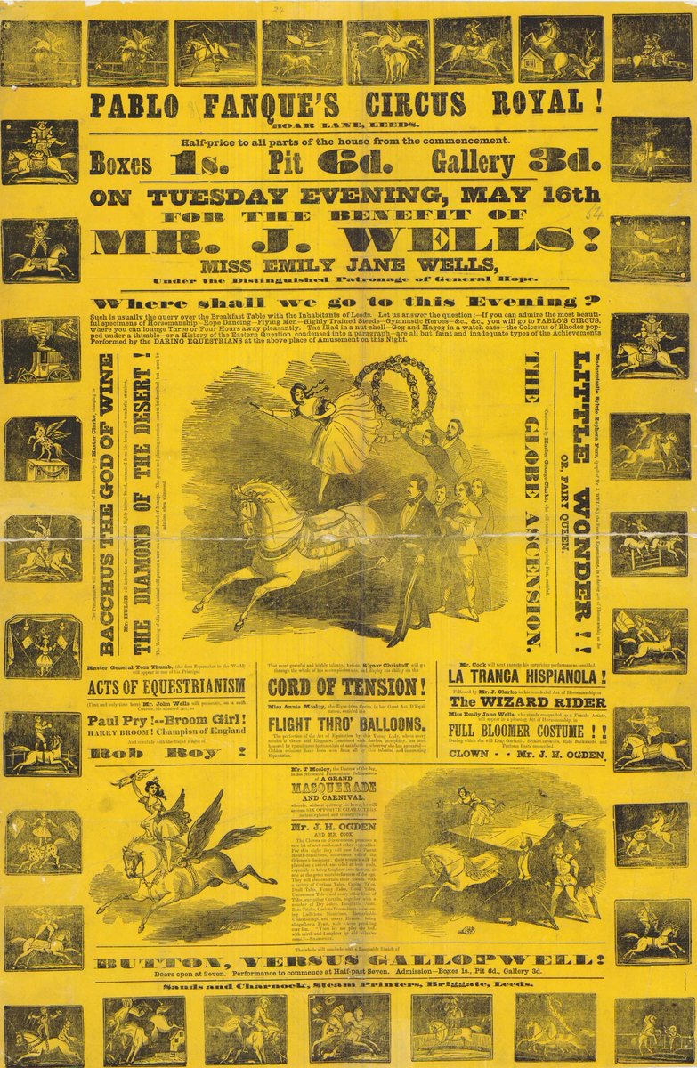 LeedsCivicTrust's tweet photo. 📣 New Blue Plaque Klaxon! 🔵

We are thrilled to announce that next year we will be unveiling a new Blue Plaque in honour of Pablo Fanque.

Pablo Fanque was a British equestrian performer and the first Black circus owner in Britain he opened his circus in 1842. 
#LeedsCivicTrust https://t.co/RkEsEpmil5