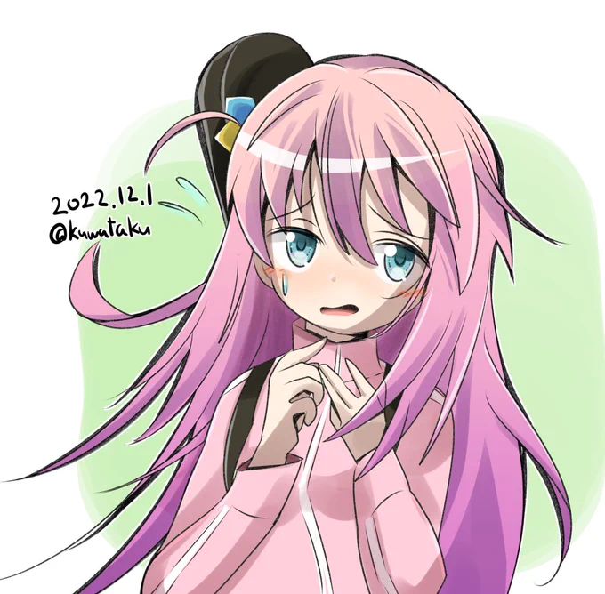 ぼっちちゃん初描き#ぼっち・ざ・ろっく #ぼっちちゃん #後藤ひとり 