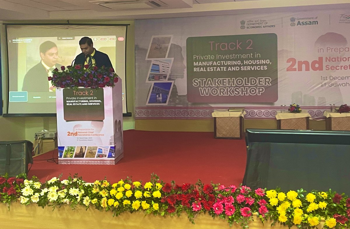 Dr.Vipin Sharma, IAS, <a href="/midc_CEO/">CEO MIDC</a>, addressed senior dignitaries from Department of Economic Affairs and multiple states regarding the “Best Practices” that make Maharashtra a leader in investments and manufacturing, in preparation for the 2nd Chief Secretary’s conference