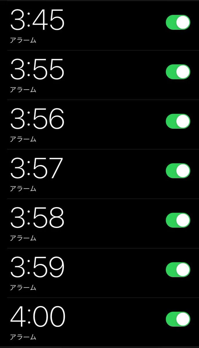 FIFA公式による「明日の日本人のスマホのアラーム設定」が完璧。