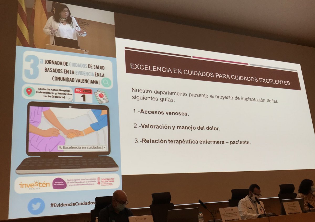 CuidadosLaFe's tweet photo. #EvidenciaCuidadosCV
#InmaculadaCucarella del @GVAdsxo nos expone que les motivó a ser candidatos.
“Estamos convencidos que las #GBE son fundamentales y necesarias.” #ReducirVariabilidad
#RespaldoCientifico https://t.co/1oZSuYPZAV