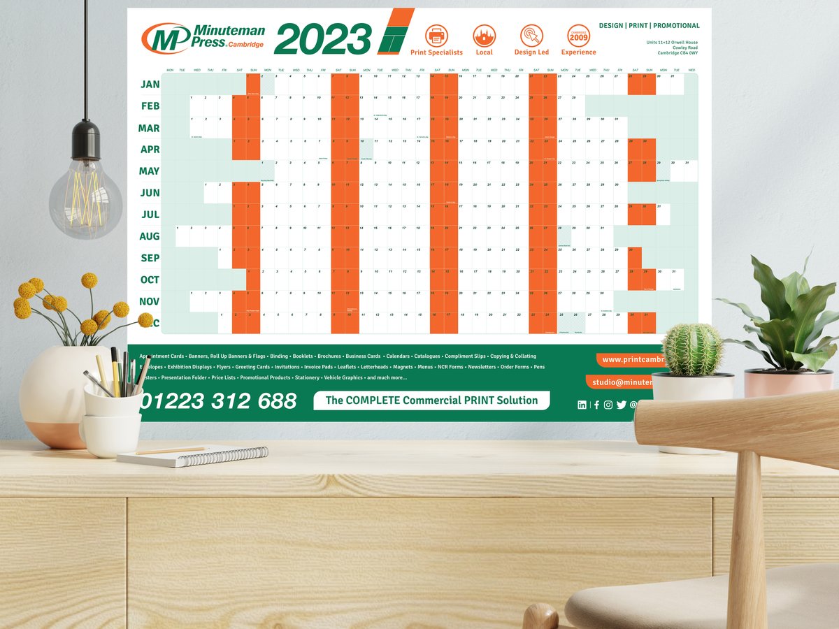 With the countdown officially on - we're already starting to plan for next year!

Too soon? Not quite got the cards and the Christmas parties sorted? No problem - we've got all of your print needs covered to get festive prep wrapped up!
