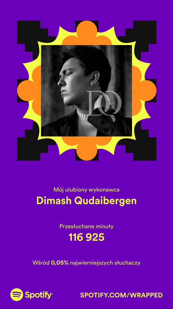 Vera32746352's tweet photo. @DimashTrends @DimashifyDQ @dimash_official #SpotifyWrapped
#MyDimashSpotifyWrapped
#EveryDearCounts
I finally have access to mine stats 😍
I knew #FlyAway would be on my top songs 💫 and l'm happy #TheStoryOfOneSky is on my top #5 👍
Turns out l like K-Pop too 😳🥰
👉@dimash_official rules 👑
#DimashQudaibergеn https://t.co/Tjm7nJ5XoF