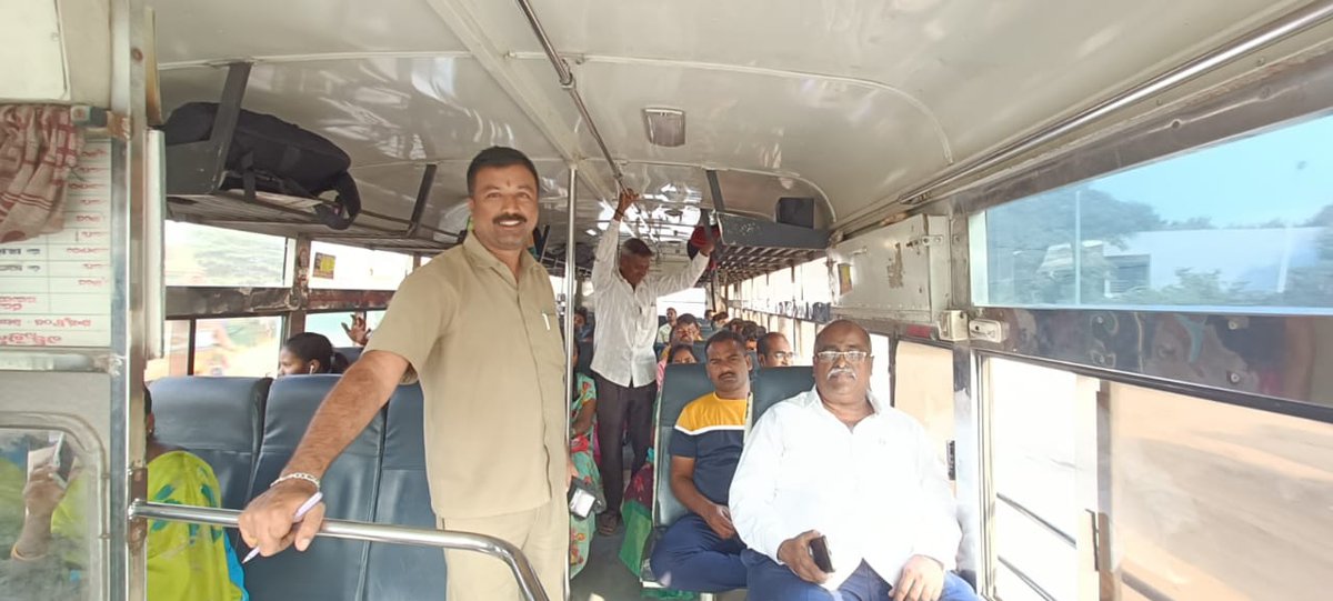 Dm wl2 bus journey during bus day in 8656  hire express Gudepad to Hanamkonda.Good traffic.#ChooseTSRTC