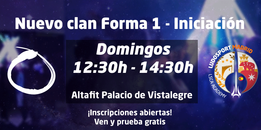 LudosportMadrid's tweet photo. ¿No tienes nada que hacer los Domingos? ¡Pues prueba #LudoSport!

¡Nuevo Clan de Iniciación!

Forma 1 - Iniciación
🗓️Domingos de 12:30h a 14:30h
📍Altafit Palacio de Vistalegre

¡Pide tu clase de prueba gratis! ➡️https://t.co/TwwLrwftK1

#onenameonesky #esgrima #StarWars https://t.co/yI6ekfjvDV