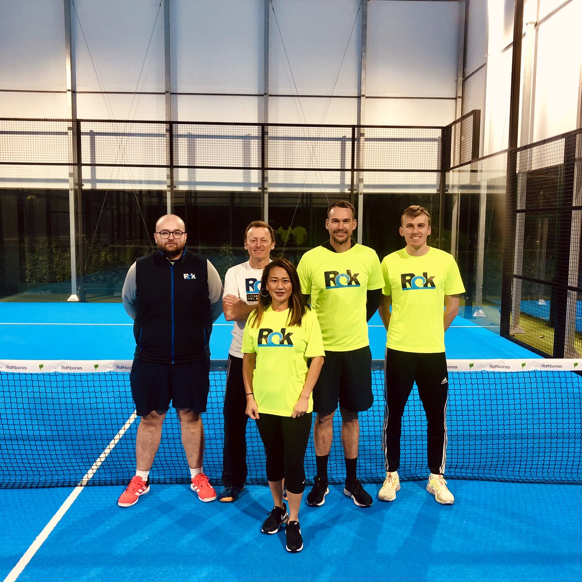 The Rok team are quarter-finalists in Rathbones' Island Padel Corporate League 2022. This week, we're missing Brooke and a couple of our Jersey Bulls from the original six, who only started regularly playing five weeks ago.
#RokCommunity | bit.ly/3OLYmjp