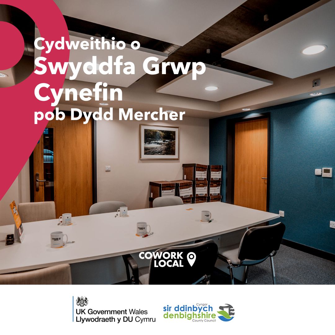 Cymudo o Ddinbych ac angen gweithle cynhyrchiol? Rhoi cynnig ar Swyddfa Grwp Cynefin. Man gwaith cynhyrchiol a chymuned groesawgar yng nghanol o Ddinbych.

Ymunwch â ni ar gyfer Dydd Mercher Cydweithio a hawlio eich tocyn 5 diwrnod heddiw!

#UKCommunityRenewalFund #Coworking