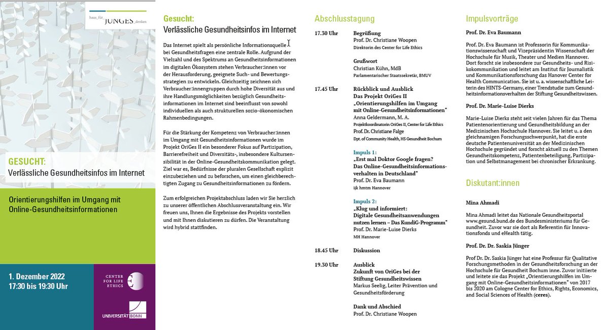 medinfode's tweet photo. Heute! Wird bestimmt interessant...  "Orientierungshilfen zum Umgang mit Online-#Gesundheitsinformationen". U.a. mit @CWoopen, @ChrisKuehn_mdb, @evabaumann, @LuiseDierks https://t.co/qza5QwJ31q