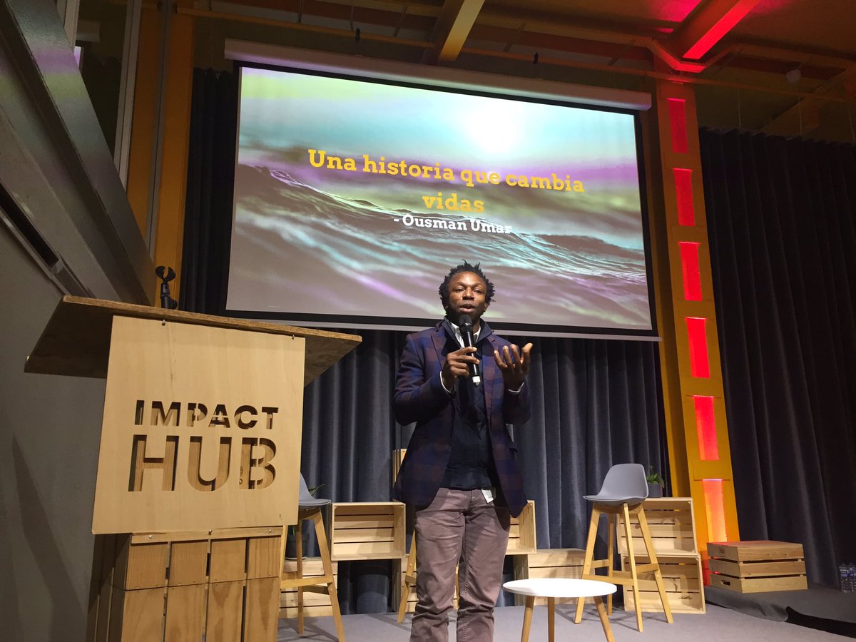 Corresponsables's tweet photo. “Juntos se puede hacer posible muchas ideas y proyectos. El talento y la creatividad no tienen color”, @ousmanumar, fundador de @nasco_ict que impulsa el emprendimiento en Ganna en #InGoodCompanies. @Hazloposible https://t.co/dmrT4KR998