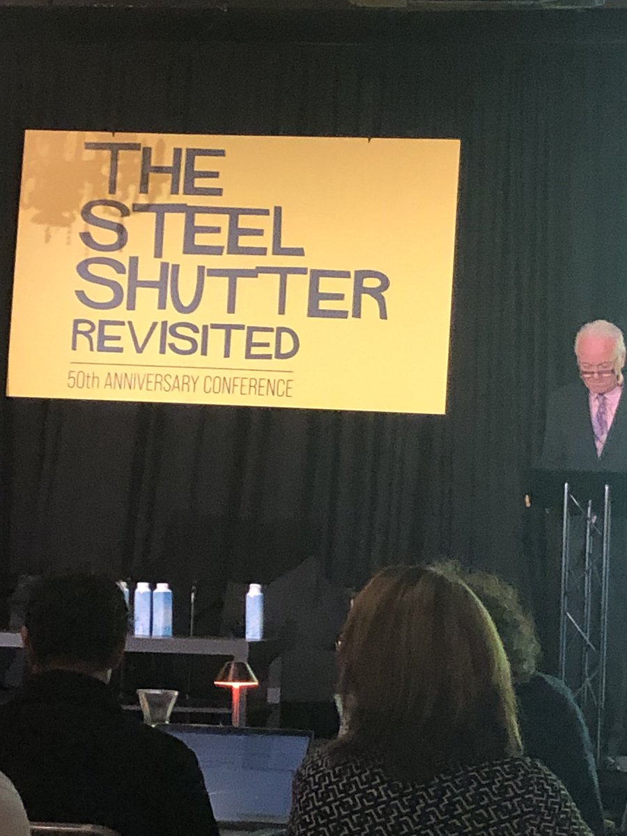 nivictimscom's tweet photo. Noel Thompson recalls the reality of 1972 in Belfast. Dr Michael Montgomery talks about the NI of today with the highest levels of PTSD in the UK. It emphasises the need to address the legacy of the past effectively. At the Steel Shutter Revisited. https://t.co/C2swBRt1zS