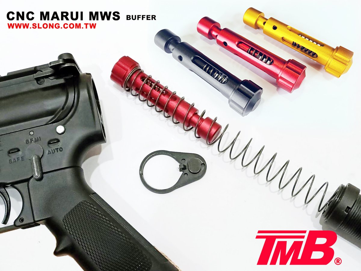 AirsoftSlong's tweet photo. TMB CNC MWS Buffer https://t.co/MMznYqE5Ji
