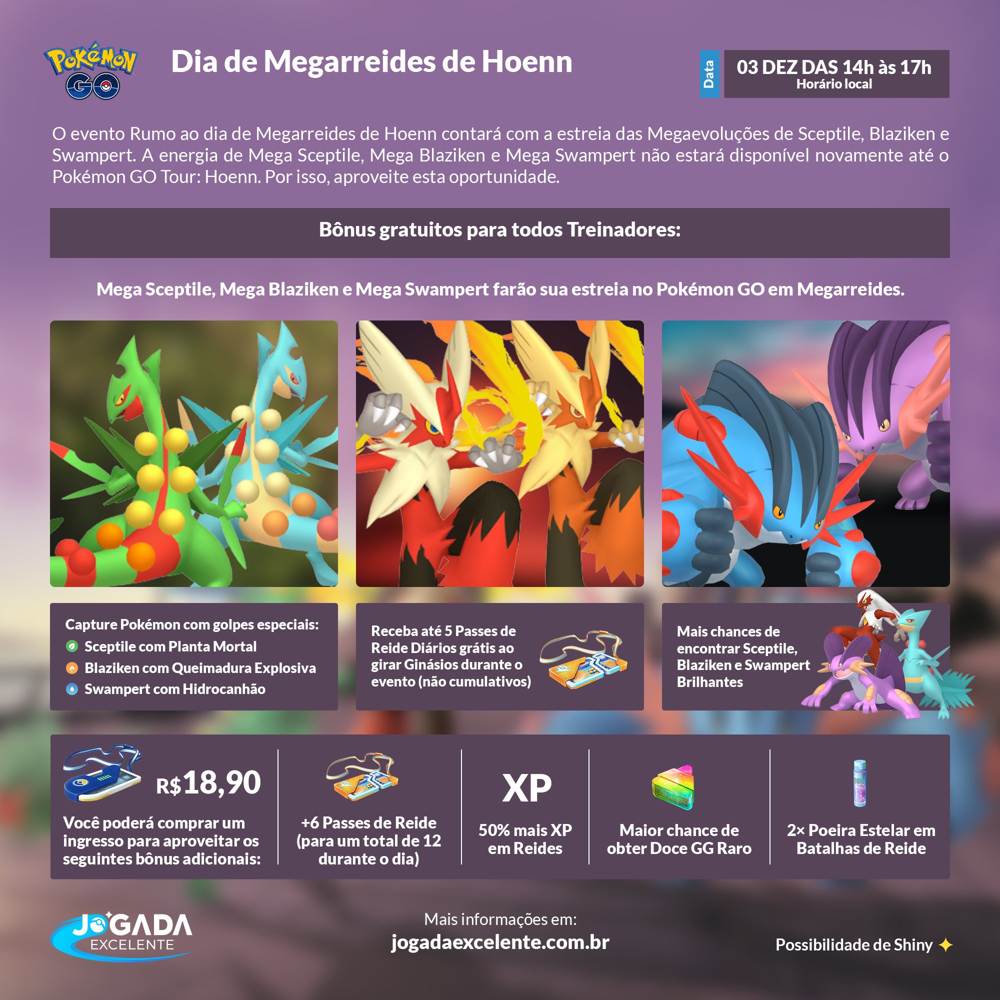 Pokémon GO: evento da Semana Supereficaz; confira data, hora e bônus, e-sportv