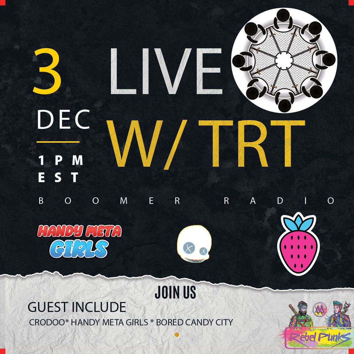 We will be having an #AMA session with @TRTofCronos and <a href="/boredcandycity/">Bored Candy City</a>

📅When: December 3, 2022
🕑Time: 1 PM EST
📍Where: AMA will be hosted at @TRTofCronos 

Feel free to drop your questions as we go on to our AMA. Looking forward to meet you there, Handies!