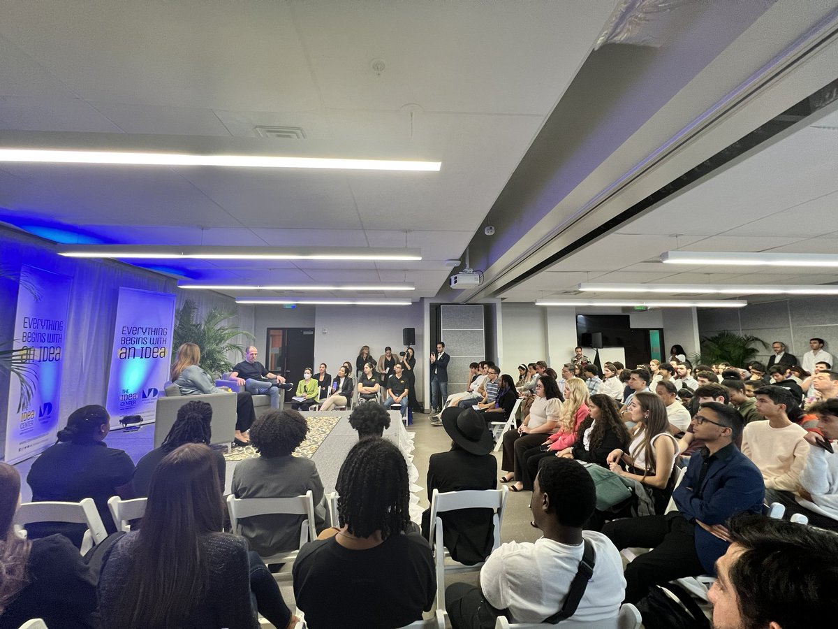 Thank you <a href="/rabois/">Keith Rabois</a> for sharing your journey and wisdom with <a href="/MDCollege/">Miami Dade College</a> students, alumni and entrepreneurs during the fireside chat with <a href="/mdcpresident/">Madeline Pumariega</a>. Your bet for Miami is having a great impact. #MiamiTech #MDCTech