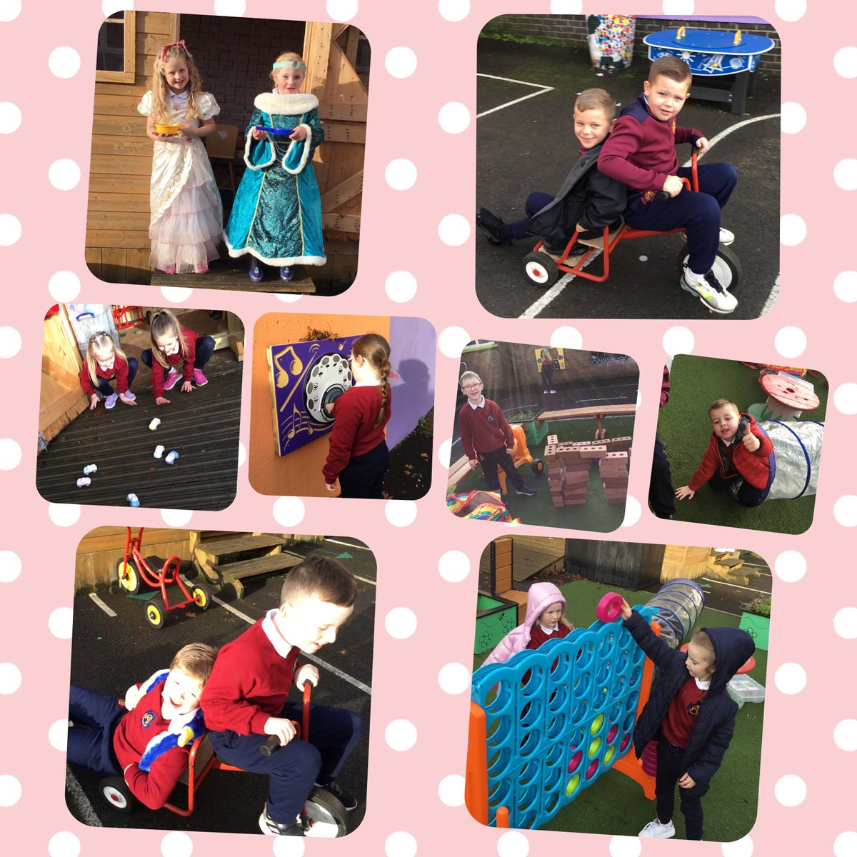 _missmccabe's tweet photo. The cold weather won’t stop us from enjoying our outdoor play area 🧸 👗 🧱 👑 🚲 🤗 @StOPPSBelfast https://t.co/jK5M1SXm0s