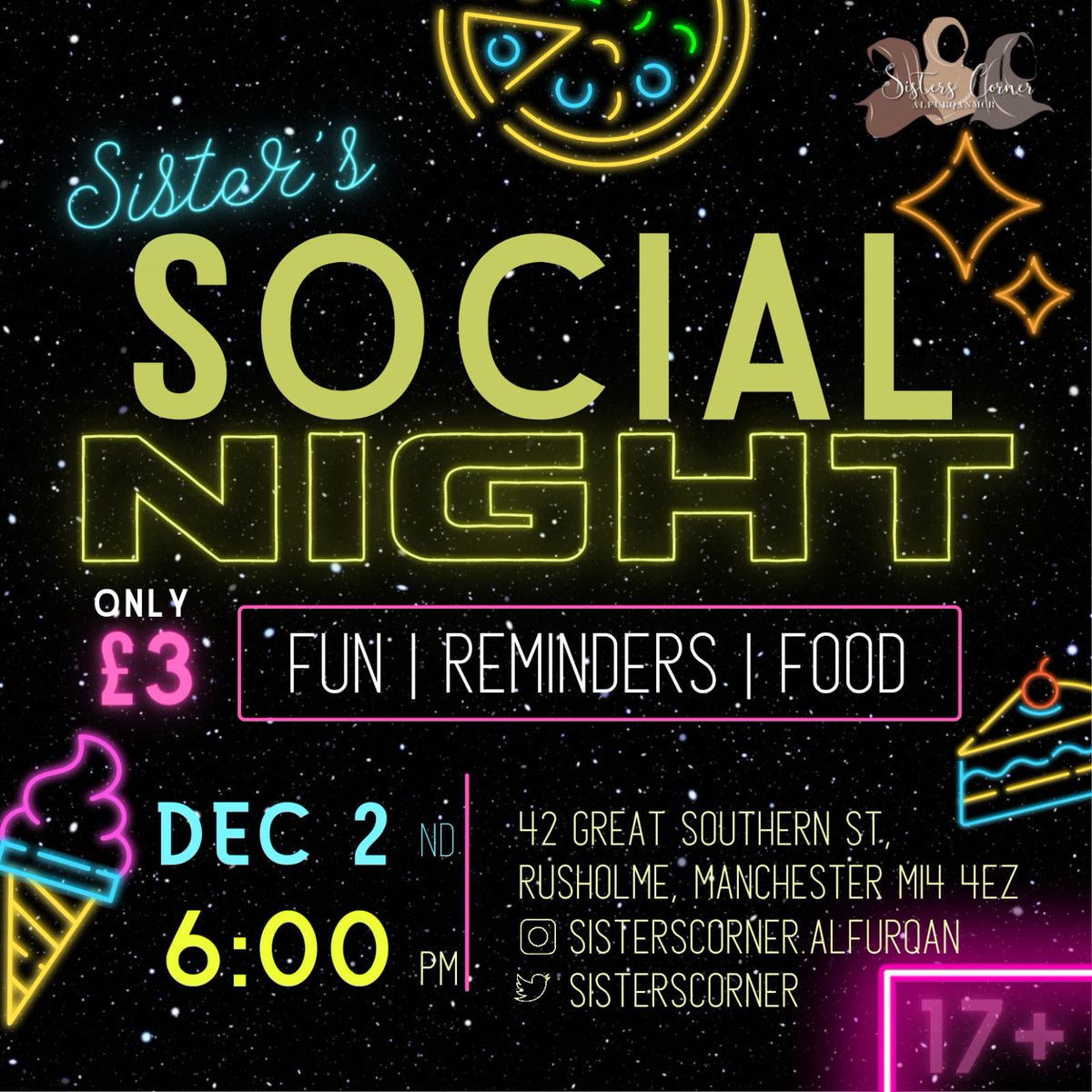 sisterscorner's tweet photo. السلام عليكم ورحمة الله وبركاته sisters we hope you are well 🥰

It’s that time again our favourite part of the month; SOCIAL NIGHT ✨

We have planned a really beneficial one this time, a reflection edition 🧠 in sha Allah this month we will be focussing on mental health https://t.co/gIGIBE3KiT