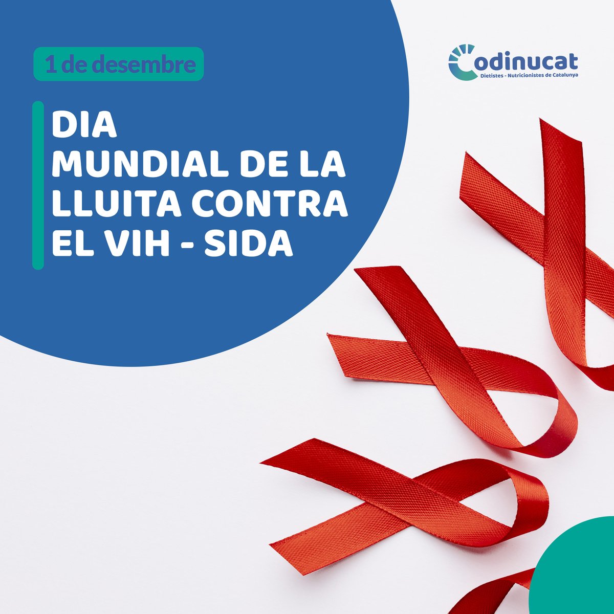 CoDiNuCat's tweet photo. 🌎 Cada 1 de desembre se celebra el Dia Mundial de la Lluita Contra el VIH - Sida. Des del CoDiNuCat ens sumem a aquesta diada per conscienciar la societat i implicar-la en la lluita contra el VIH. 🙌

#CoDiNuCat #DiaMundialContraLaSida https://t.co/dI8FtXod1e