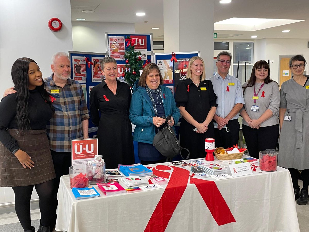 LockeLucie's tweet photo. Celebrating World AIDS Day and the brilliant HIV ED testing programme in South London hospitals - if you have a blood test in ED it will automatically be tested for HIV, finding people unaware of their diagnosis for early treatment and prevention of transmission #WorldAIDSDay https://t.co/sQuqbhs7VA