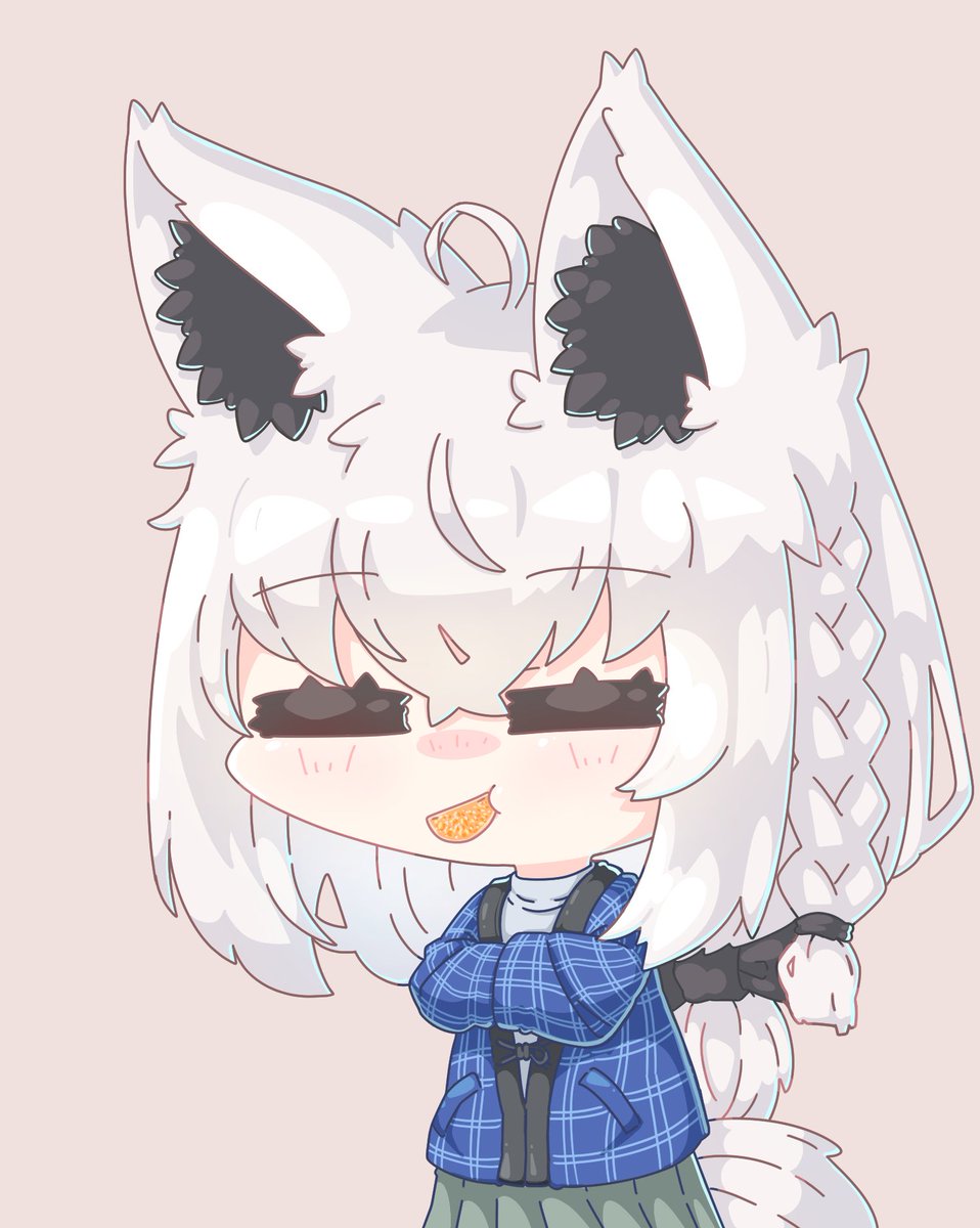 shirakami fubuki 1girl animal ears fox ears fox girl fox tail white hair tail  illustration images