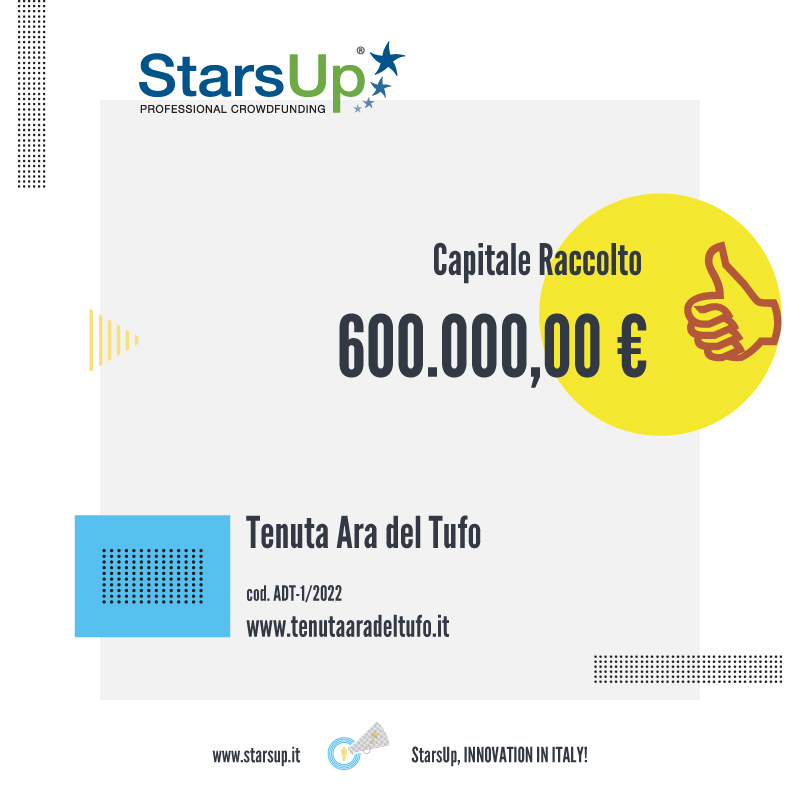 92 nuovi soci per la #startup Tenuta Ara del Tufo.
Ecco i dati di raccolta nella nostra infografica.
starsup.it/news/24esima-c…