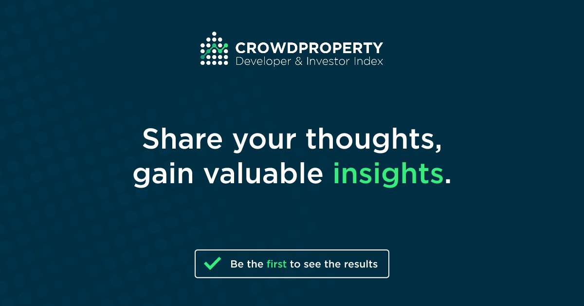 It’s always good to know what other people in your industry are thinking. Be one of the first to get access to insights from the CrowdProperty Developer &amp; Investor Index, simply by sharing your own thoughts - take 5 minutes to contribute here: campaign.crowdproperty.com/pdii