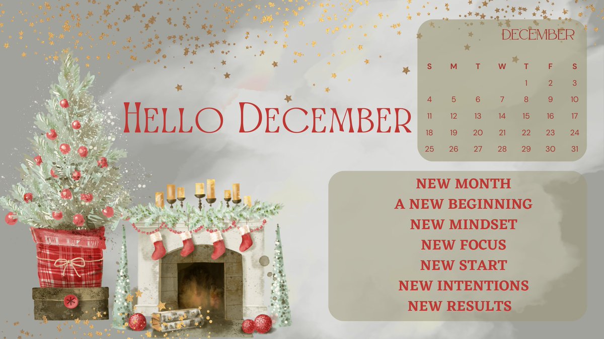 Welcome December! 🎄✨

The last month of 2022 - How will you spend yours? 

#december #newmonth #newbeginnings #newgoals #mindset #focus #beyourbestself #FinishStrong #year2022