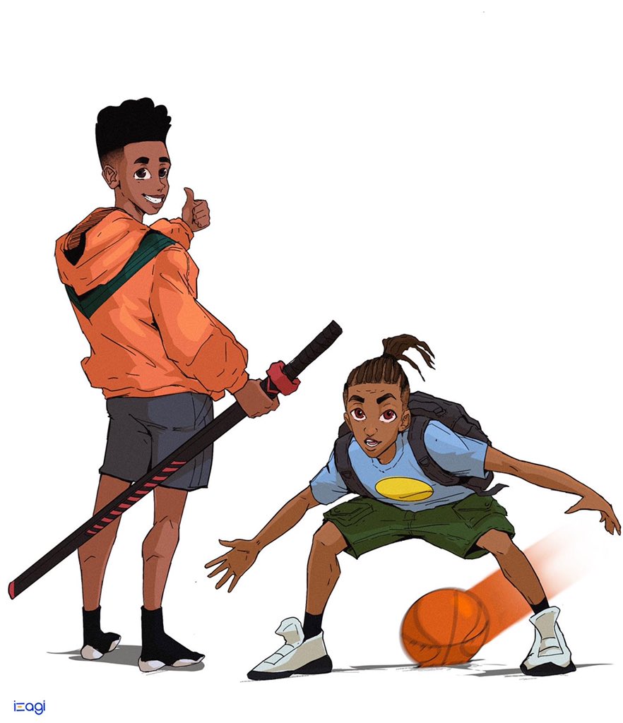Philip06199452's tweet photo. Kung fu dad and kids ☯️✍🏾
My Ocs I’m still working on

#sketch 
#artoftheday #dailyart #painting #values #artistsoninstagram #dopeblackartist #artlife #anime #paintable #dopeillustrations #dopeblackart #dailypost #drawing #characterdesign #socery #procreate #samurai #Pinterest https://t.co/svxXgUQRol