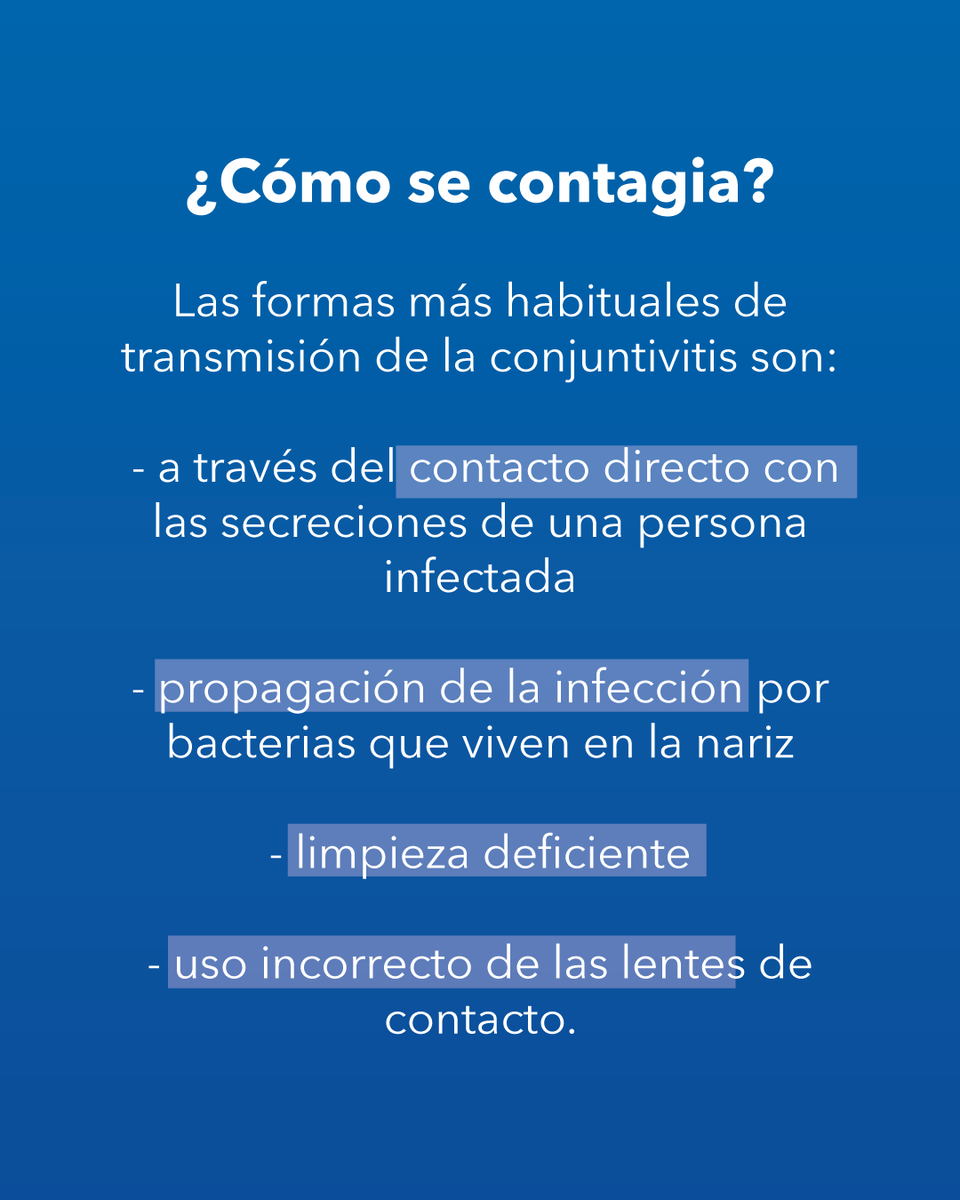 ClinicaPinero's tweet photo. Una de las enfermedades más comunes y con más mitos que verdades, es la #conjuntivitis. Aquí te dejamos algunas verdades para que la sepas identificar y acudir a tu médico oftalmólogo a tiempo. Desliza para verlas ➡️ 

☎️Si crees que puedes tener síntomas, ¡llámanos! https://t.co/bxTcZtBvJU
