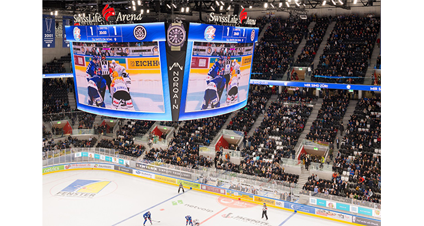Visual_Displays's tweet photo. Samsung has supplied Europe’s largest indoor LED cube to the Swiss Life Arena in Zurich, Switzerland > https://t.co/ajYAP9W8c8 🖥️👏
@Samsung #LEDcube #DigitalSignage #DisplayScreens #AVtechnology https://t.co/FXLEy6q94i
