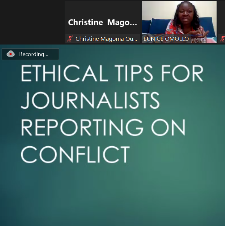 omollo_eunice's tweet photo. It was an honor to be part of this project and greater honor to be a media trainer . “No story is worth your life but I do think some are worth taking risks for”- Anthony Shadid @UnescoEast @_acepis @MagomaOumar 
#CommunityRadiosTrainingKE #conflictsensitive #ethicaljournalism https://t.co/S1QsWzaG4W