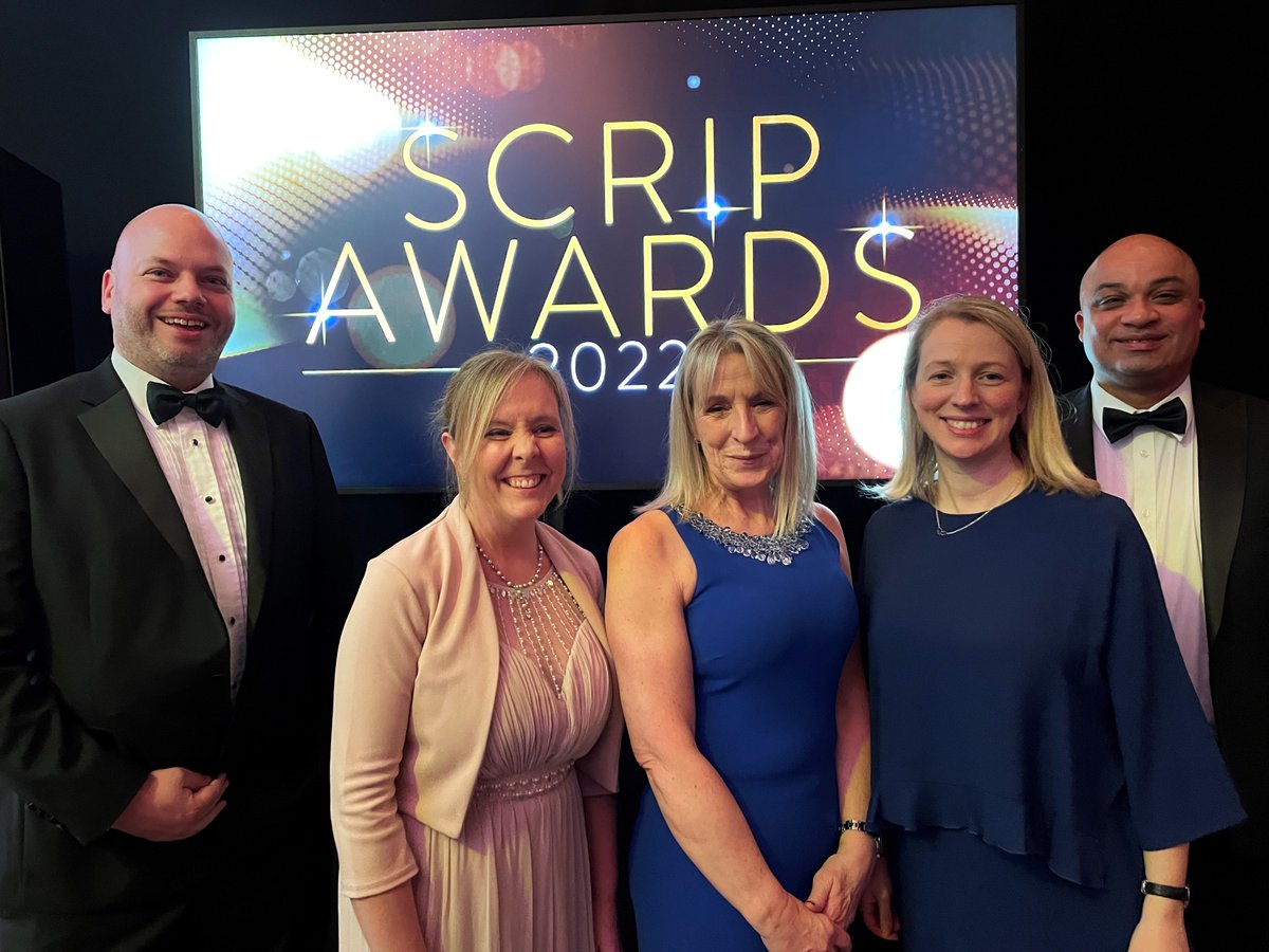 Representatives from Redx had a great time at the Scrip Awards yesterday. We were honoured to be nominated for Biotech of the Year as recognition for the substantial progress we have made so far in all aspects of our pipeline #scripawards #biotech #researchanddevelopment