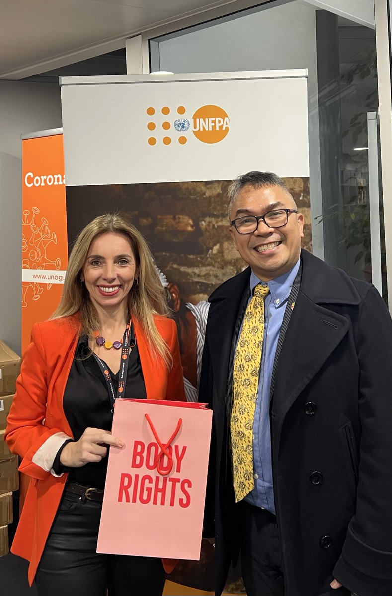 UNFPA_Geneva's tweet photo. Wonderful meeting with @raulcordenillo from @RFSU strategic partners in advancing #SRHR #Bodyright @UNFPA @pernillefenger @UNFPA_Nordic https://t.co/DksVZQ9x8V