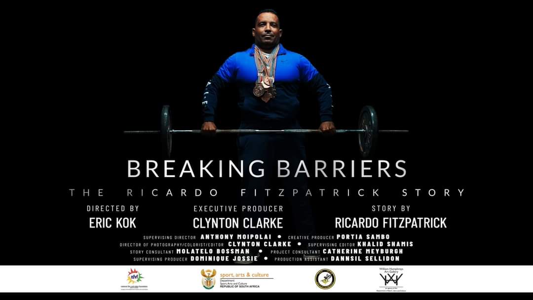 If you in Kimberley this coming Saturday, 03 December 2022 at 11h00. Pull through to the William Humphreys Art Gallery Auditorium for the public screening of 'Breaking Barriers' The Ricardo Fitzpatrick Story @NCapeDSAC @QSompondo @NathiMthethwaSA @Camisto2 @enterprises_na