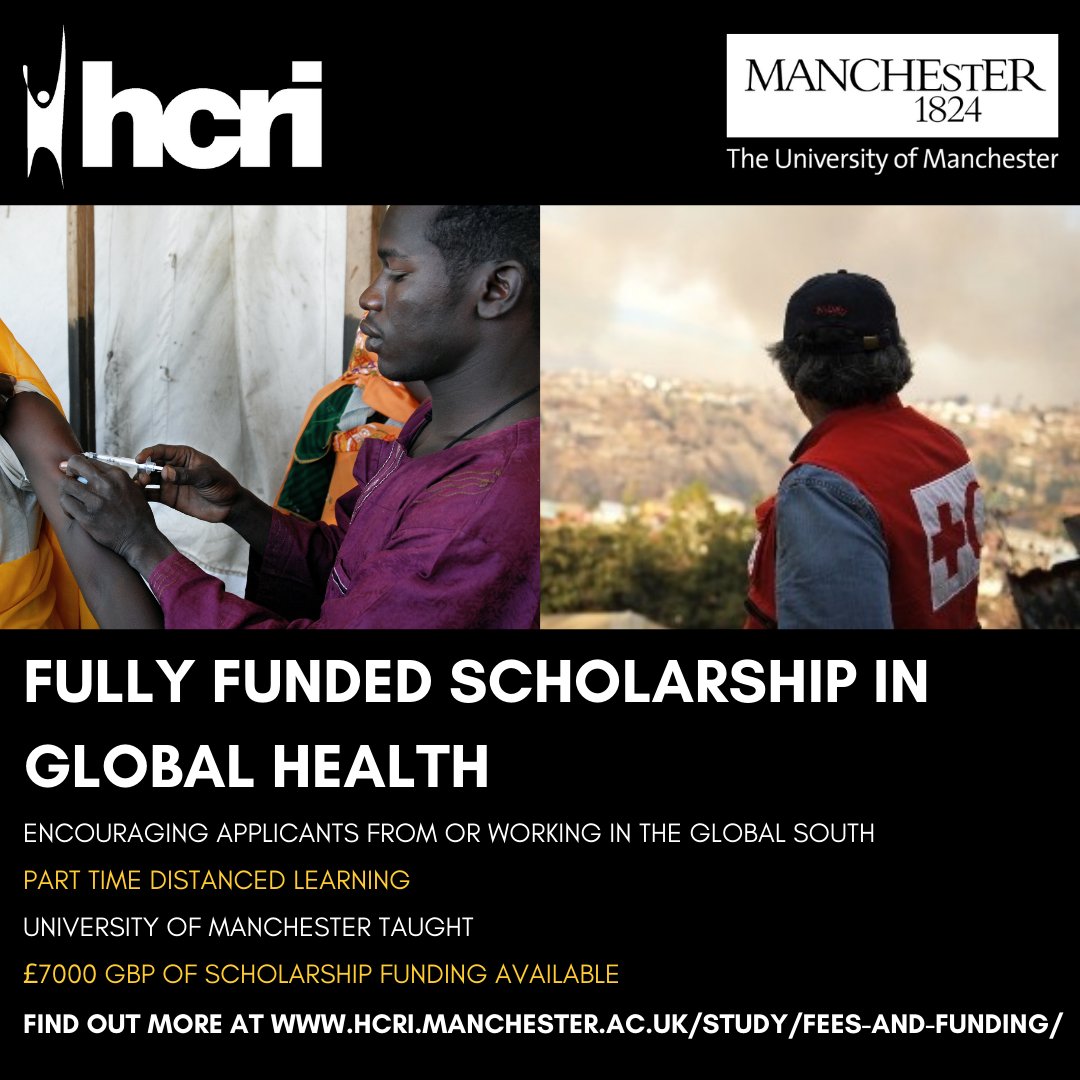 HCRInstitute's tweet image. Applications for our Elys Roberts #scholarship in Global Health are open again for a February 2023 start.

This is an incredible opportunity for individuals who want to make an impact in #globalhealth. 

To find out more head to the link in our bio. Please share widely 🌏