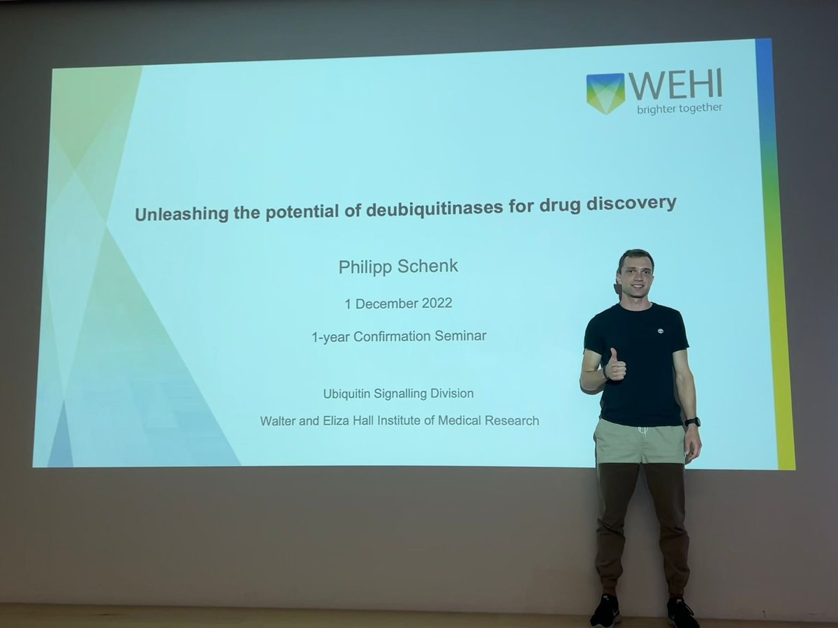 Feltham Lab (@felthamlab) on Twitter photo Excellent #PhD confirmation seminar today by Philipp <a href="/WEHI_research/">WEHI (Walter and Eliza Hall Institute)</a> well done! Excellent #PhD confirmation seminar today by Philipp <a href="/WEHI_research/">WEHI (Walter and Eliza Hall Institute)</a> well done!