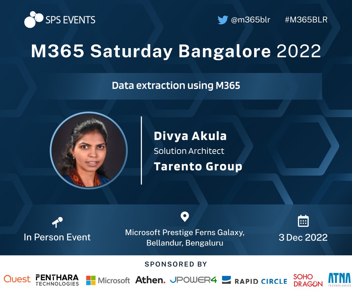 _divyaakula's tweet photo. Yet another meet, but this time to discuss more on easing data extractions in your business with #MSSyntex. Lined up with exceptional speakers & freshly brewed content from #Microsoft365 is happening shortly, do register now @ https://t.co/k5LbVvJCdV https://t.co/aLJZsiHOfE