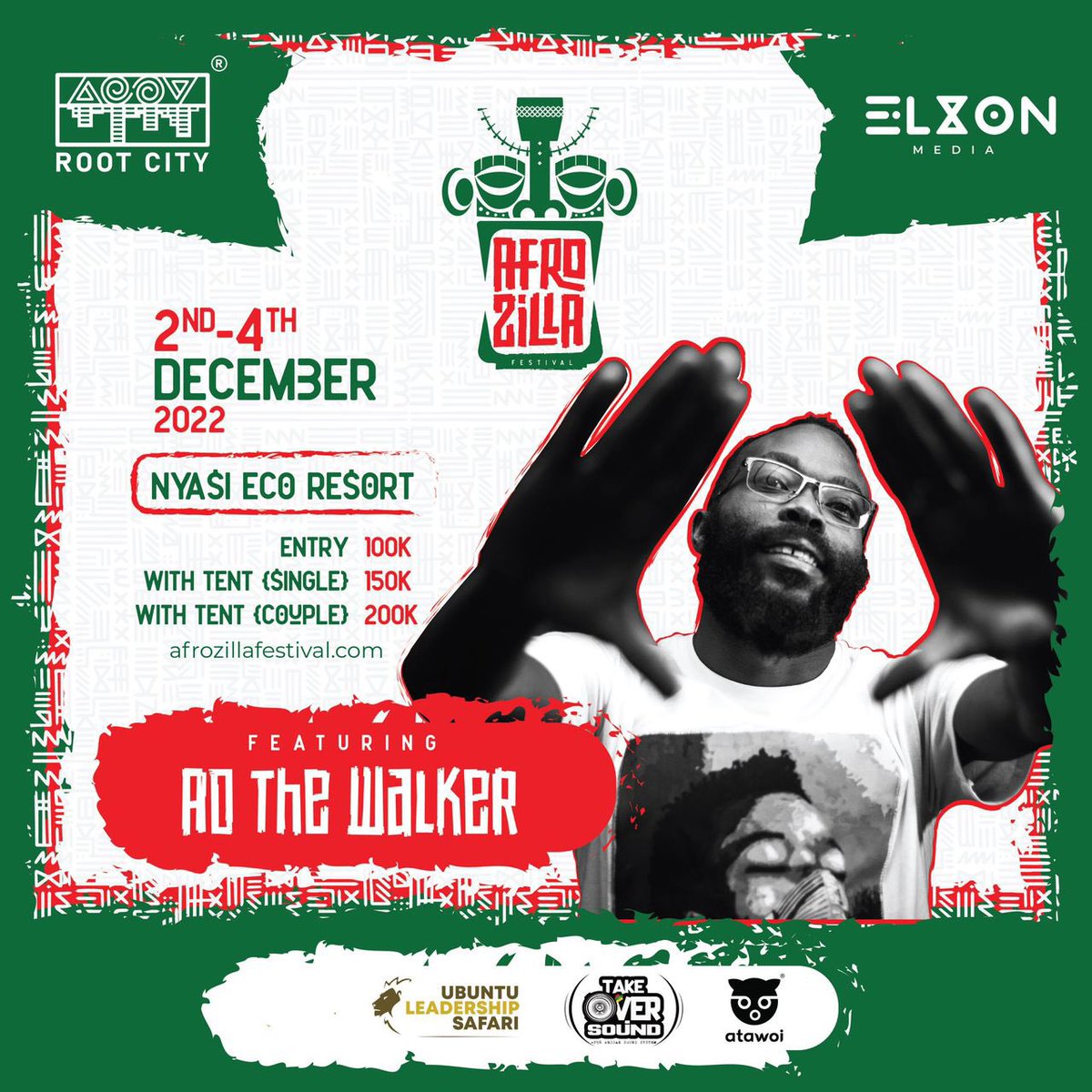 Kamali_21's tweet photo. It’s the #AfroZillaFestival2022 and going down at Nyasi Eco Resort, Kajansi from 2nd to 4th of December. Book your tickets that come with tents now and let’s attack the weekend for 3 days.
Entry 100K
With a tent Single 150K
Couple 200K

Thread of Performers! #AfroZilla https://t.co/RgL0h58cnV
