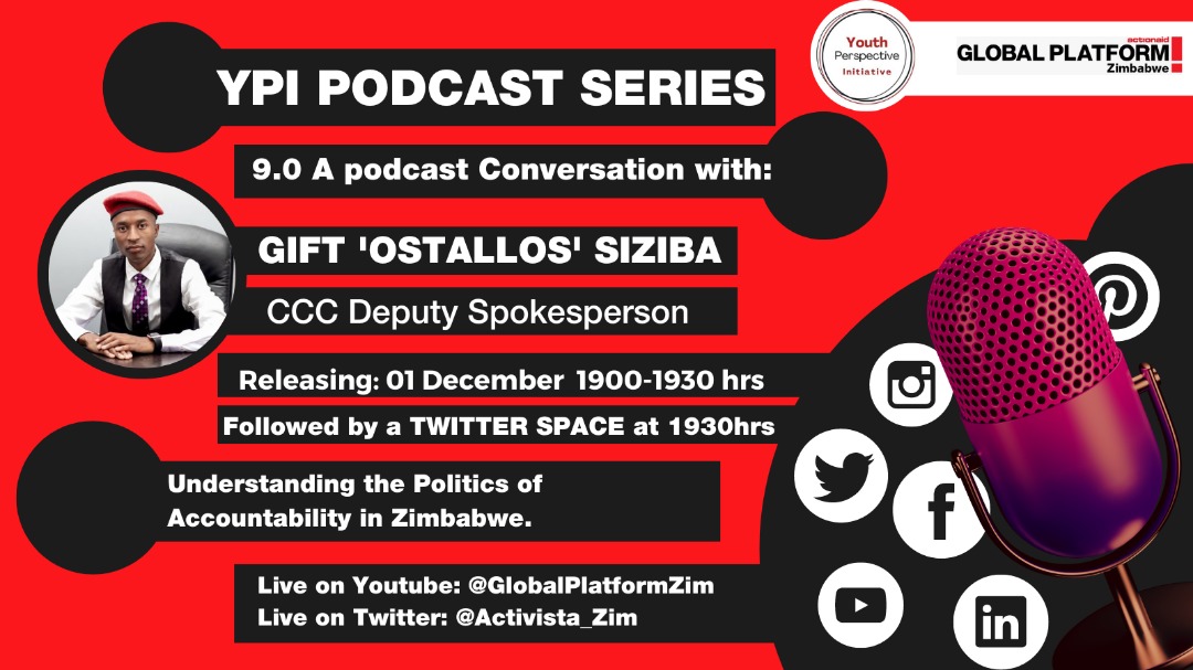 YAI_Africa's tweet photo. Don't miss the conversation tonight with @Cde_Ostallos on understanding the Politics of Accountability in Zimbabwe
#AccountabilityZW https://t.co/weiF7eOjlO