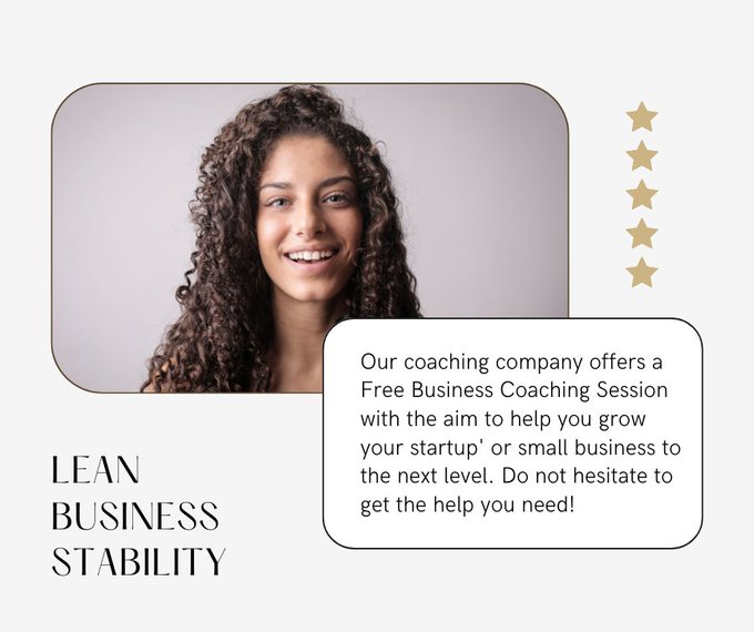 leanbusiness_'s tweet photo. Claim Your Free Business Coaching Session Today!!
Visit us: https://t.co/swTGnGbMMV
#business #businesstips #businessideas #businessgrowth #businesscoach #coaching #FreeBusinessCoachingSession #FreeCoachingSession https://t.co/YKSIaCkLU6