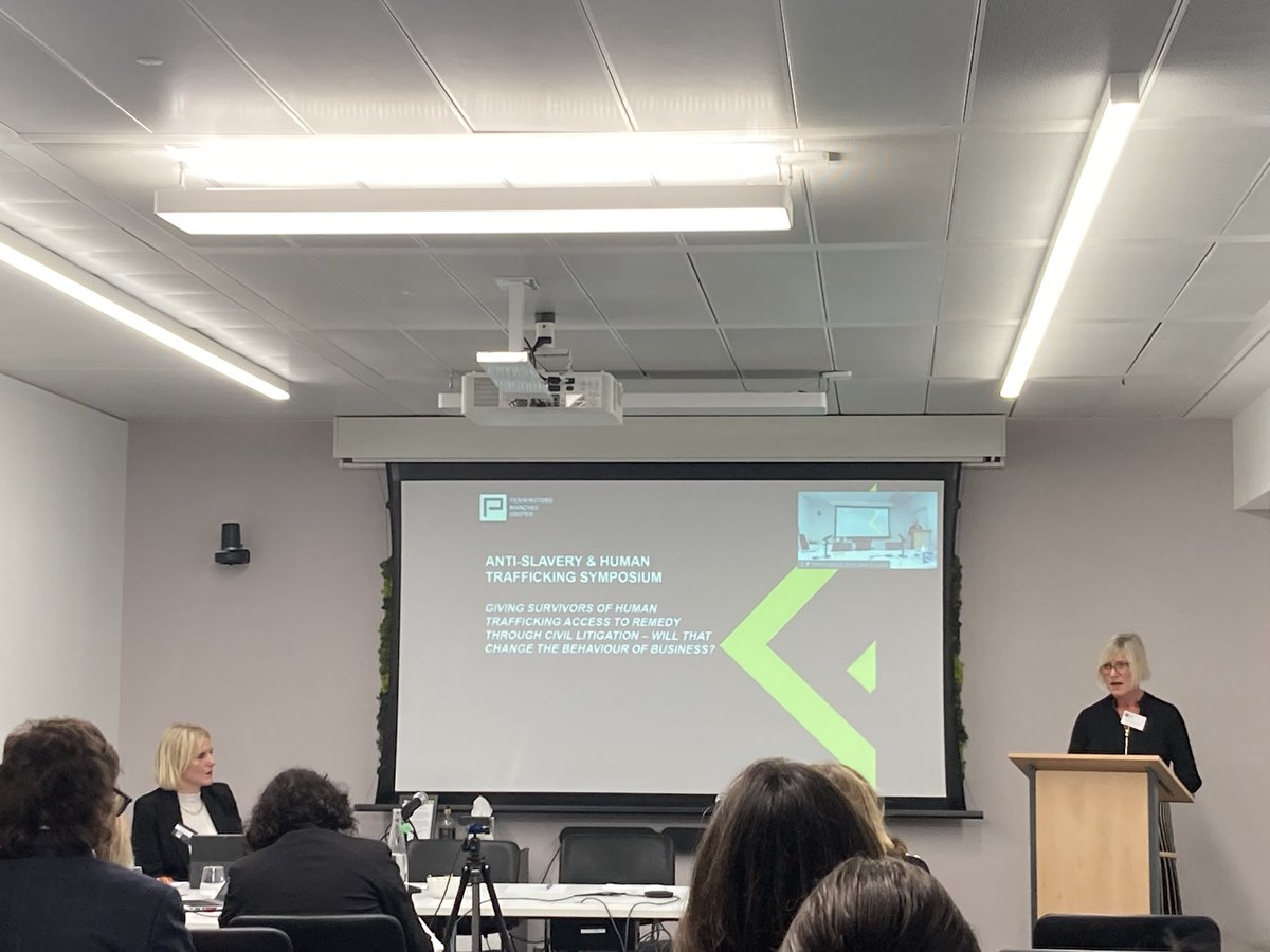 Samuel Cuthbert (@samuel_cuthbert) on Twitter photo A fascinating start to the <a href="/Penn_PIteam/">PennPersonalInjury</a> #modernslavery symposium from Dame Sarah Thornton enforcing the need for victim centred litigation A fascinating start to the <a href="/Penn_PIteam/">PennPersonalInjury</a> #modernslavery symposium from Dame Sarah Thornton enforcing the need for victim centred litigation