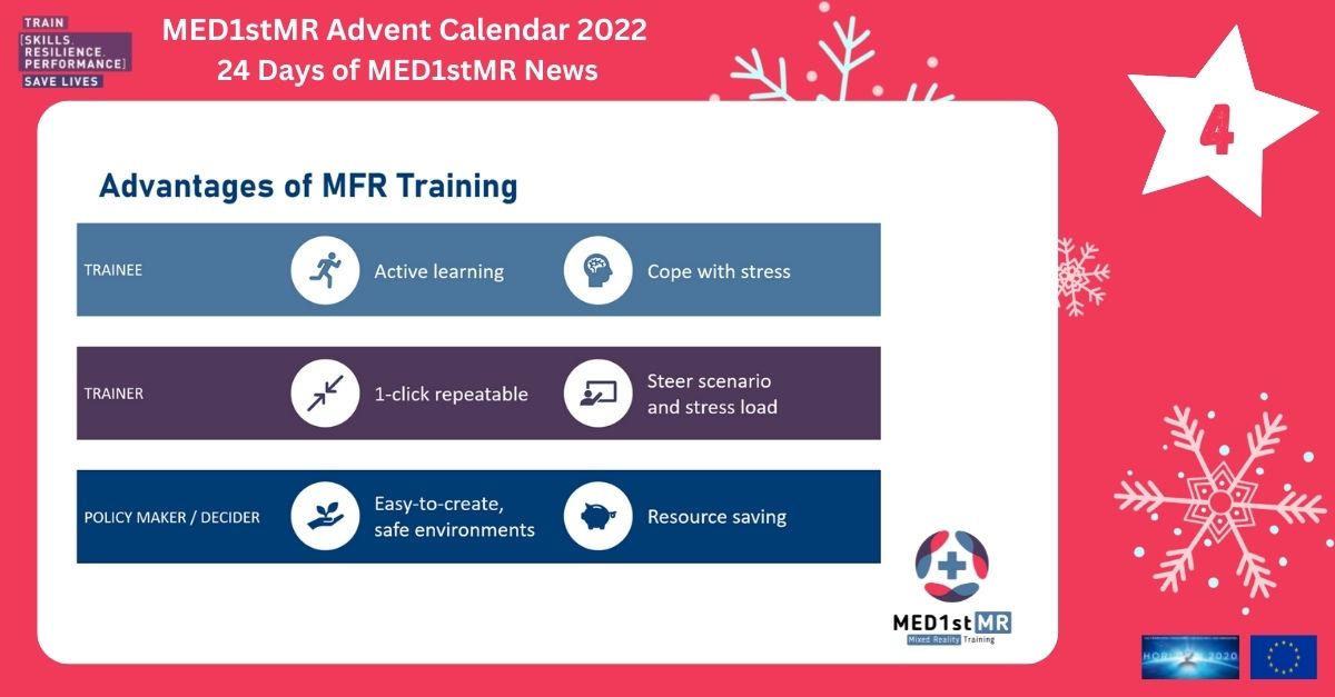 Med1stmr's tweet image. #Horizon2020 #EUSecurityResearch project #MED1stMR will deliver advantages for different target groups within the field of #medical #firstresponders. Stay tuned for the 2023 #MED1stMRfieldtrials