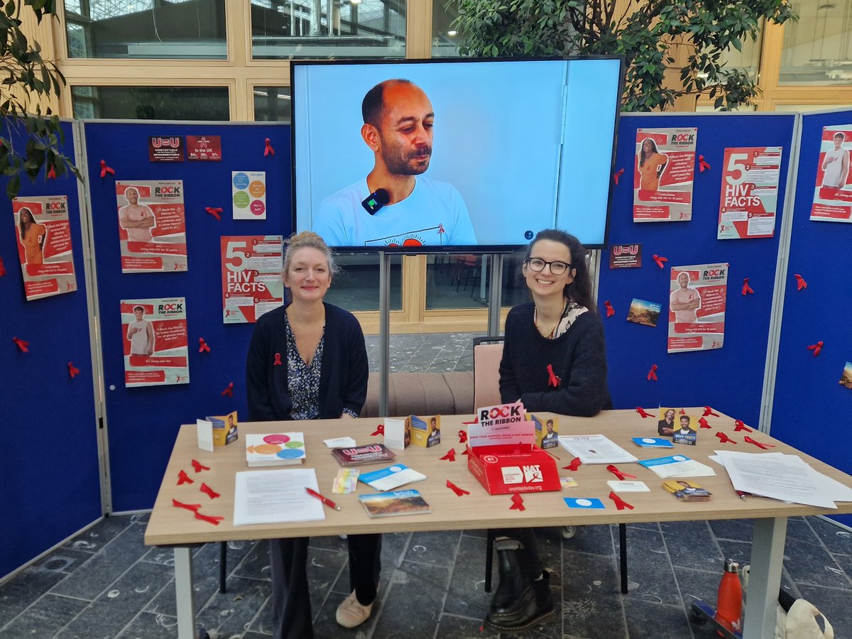 It’s #WorldAidsDay! Stop by the USB (@computingncl ) to pick up your red ribbon & have a chat with @CarolineClaisse & @abigail_durrant from the recently finished @INTUIT_project - which has been building evidence and insight on whole-person care needs for living well with #HIV.