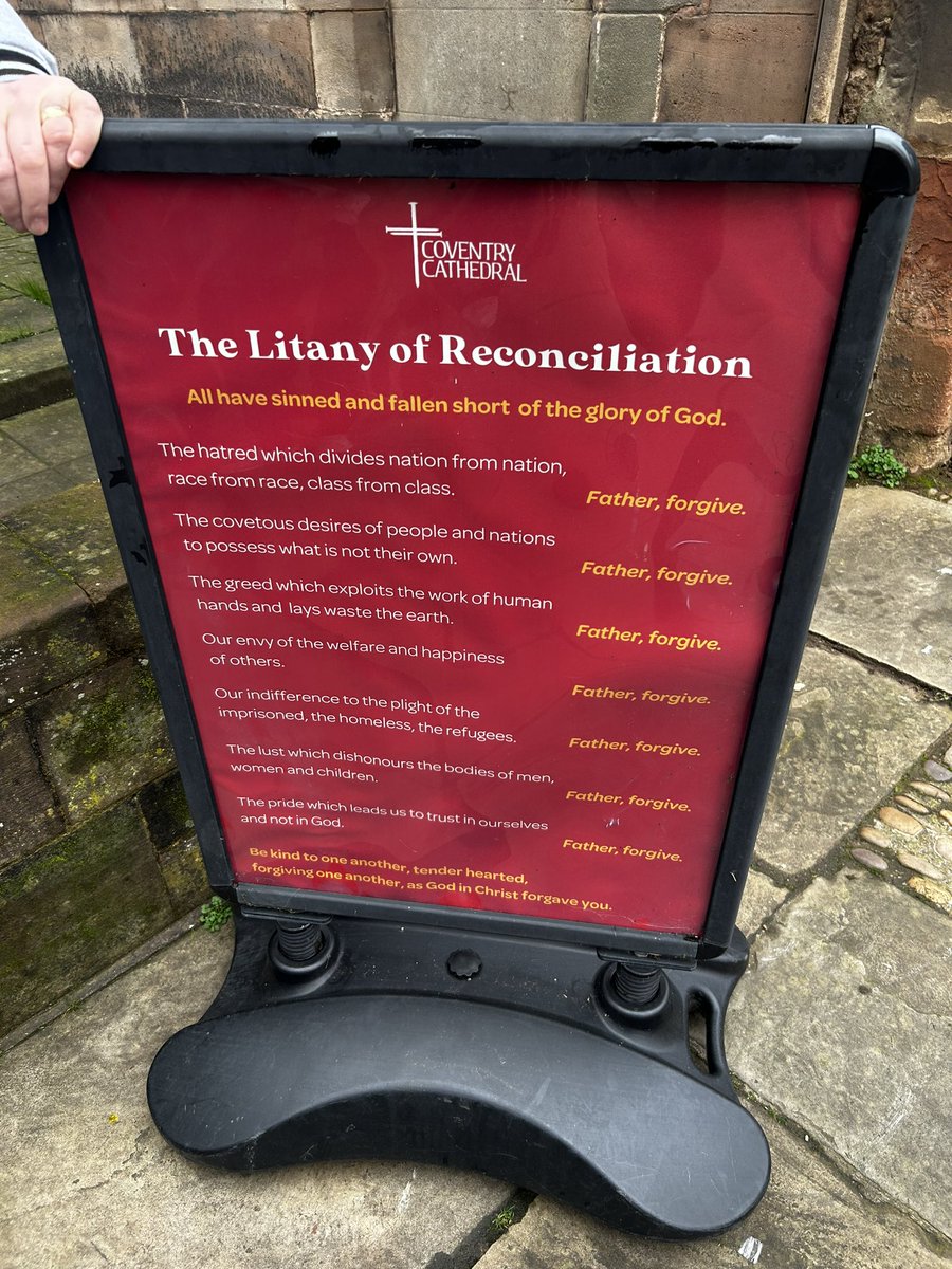 SaintOsburgs's tweet photo. As part of our history study on our local area, we have learnt that Coventry is a city of peace & reconciliation #Fatherforgive #peace @CovCathedral https://t.co/sJozxQIVVu