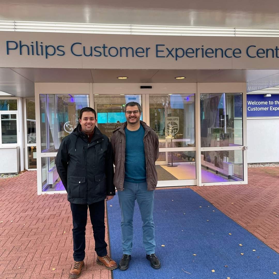 iMedPhysAUTH's tweet photo. #AUTH #iMedPhys Post. Doctoral Research Associates @ampillis & Manolis Rigas at #Eidhoven, #Netherlands for the 5th plenary meeting of the @HosmartAI #HORIZON2020 project!
Learn more about #HosmartAI: https://t.co/Km2cJwIOBZ
#research #innovation #AUTH #AUTHiMedPhys https://t.co/cyCCDz4Gwv