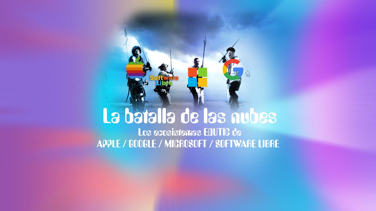 🪧"La batalla de las nubes"
¿Y si habláramos con centros que hayan apostado por <a href="/AppleEDU/">Apple Education</a> <a href="/GoogleforEDU/">Google for Education</a> <a href="/MicrosoftEduEsp/">Microsoft Educación</a> o el software libre para que nos cuenten sus caminos hacia el éxito? De eso irá #ComandoGEG02. Apúntalo:
🗓️ 15/12/2022
🕗 19:00
📺 youtu.be/vYGs9bDmBuw